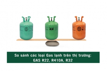Gas Lạnh R22, R410A, R32 Khác Nhau Như Thế Nào