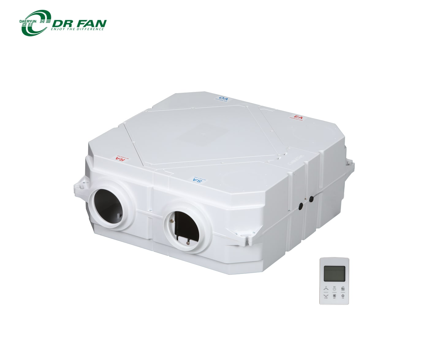 Thiết Bị Thông Gió Cấp Khí Tươi Hồi Nhiệt ERV - HRV Model: DR-PF15DSC