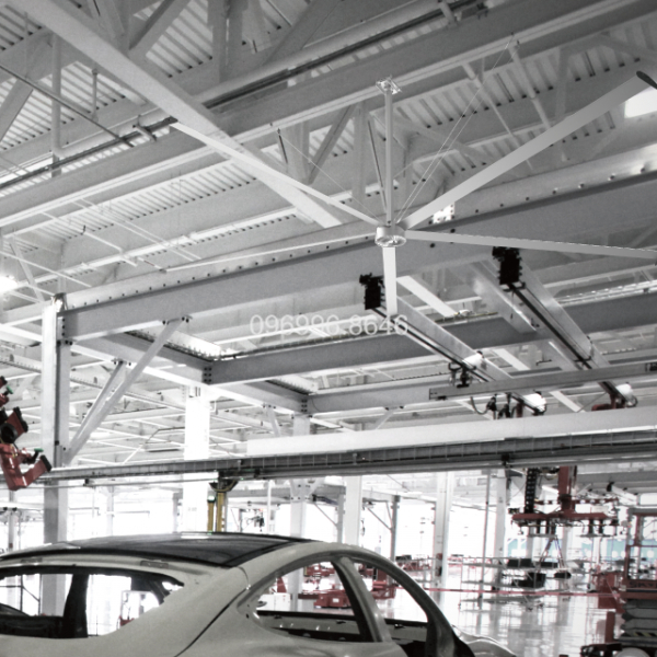 QUẠT TRẦN CÔNG NGHIỆP HVLS LÀ GÌ 0975756836